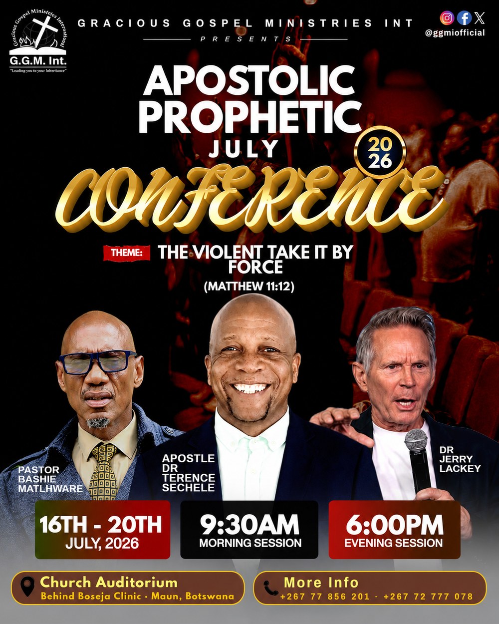 Annual Apostolic & Prophetic Conference Poster