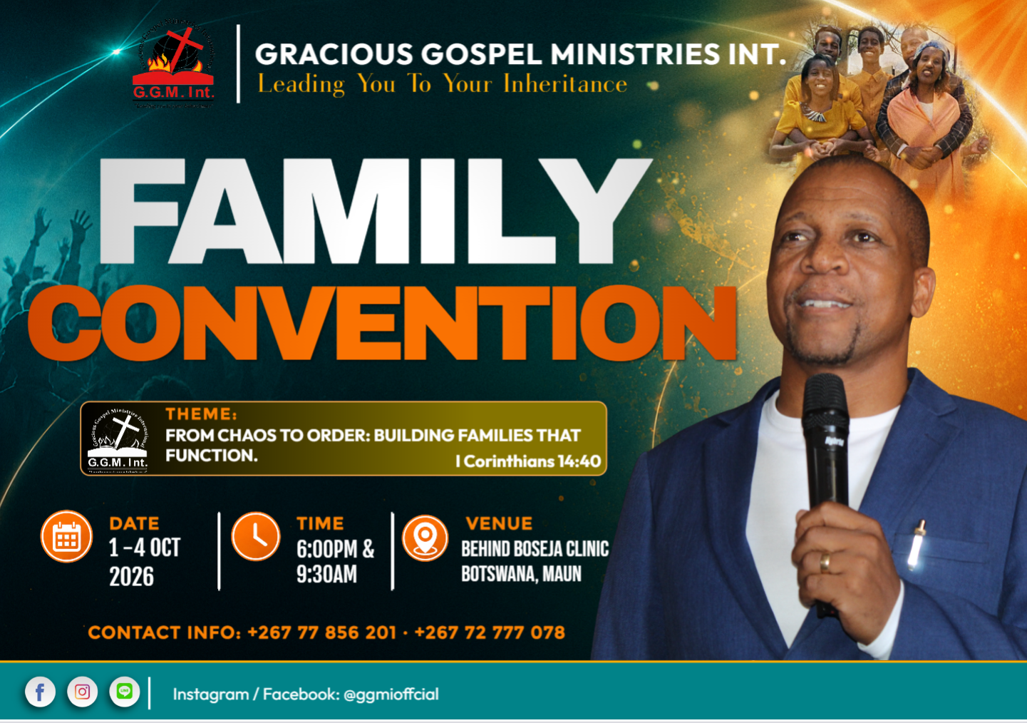 Annual Family Convention Poster